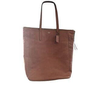 FOSSIL Sydney Work Tote in Chestnut Leather — GORGEOUS!!!
